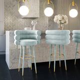 Betty Velvet Stool by TOV Furniture at Eve Furniture