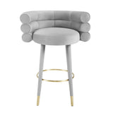 Betty Velvet Stool by TOV Furniture at Eve Furniture