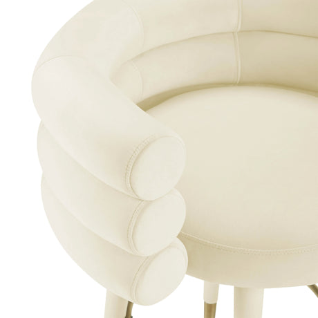 Betty Velvet Stool by TOV Furniture at Eve Furniture