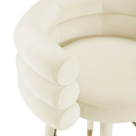 Betty Velvet Stool by TOV Furniture at Eve Furniture
