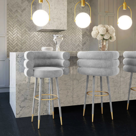Betty Velvet Stool by TOV Furniture at Eve Furniture