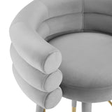 Betty Velvet Stool by TOV Furniture at Eve Furniture