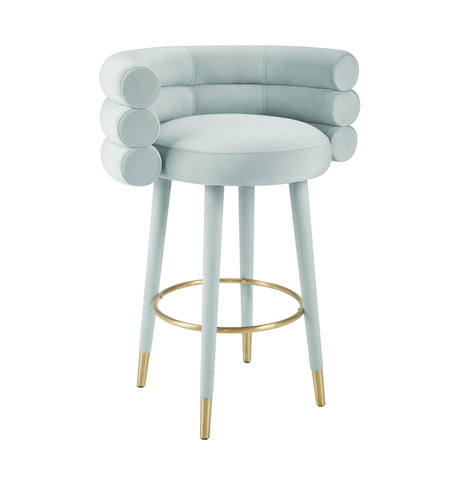 Betty Velvet Stool by TOV Furniture at Eve Furniture