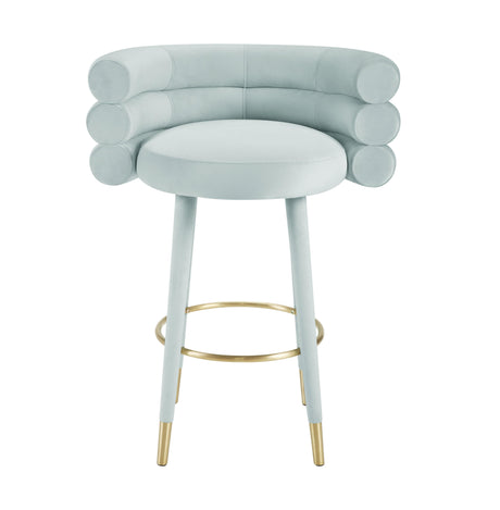 Betty Velvet Stool by TOV Furniture at Eve Furniture