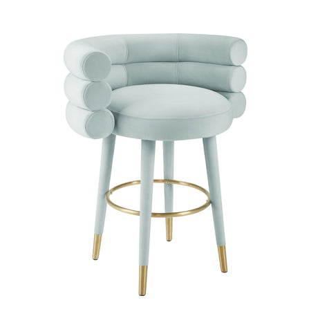Betty Velvet Stool by TOV Furniture at Eve Furniture