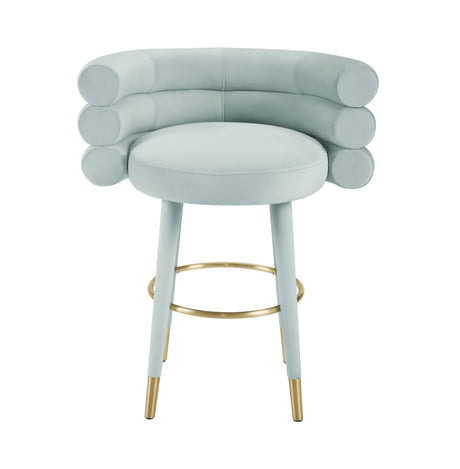 Betty Velvet Stool by TOV Furniture at Eve Furniture