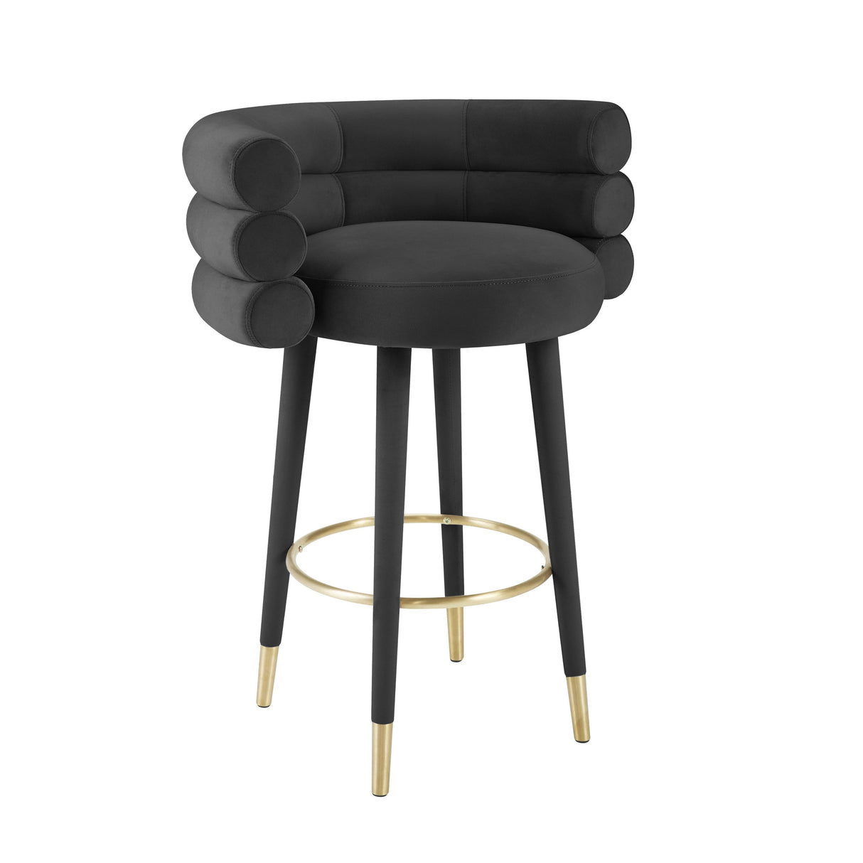 Betty Velvet Stool by TOV Furniture at Eve Furniture