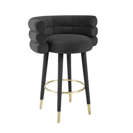 Betty Velvet Stool by TOV Furniture at Eve Furniture