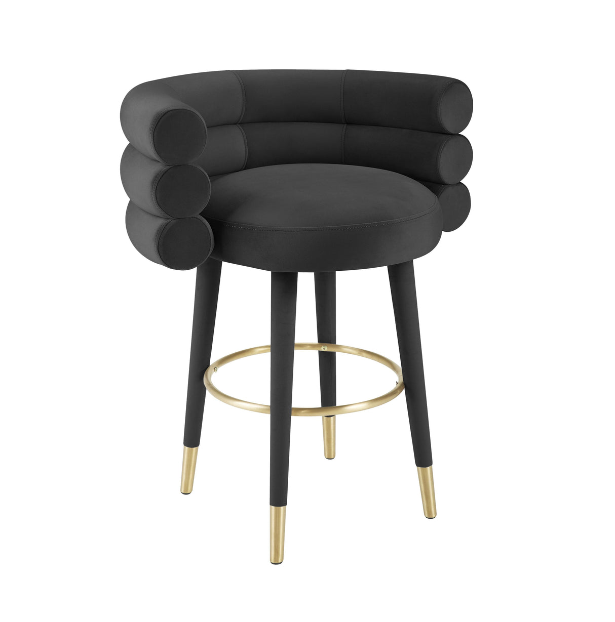Betty Velvet Stool by TOV Furniture at Eve Furniture