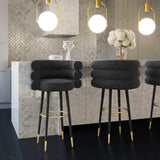 Betty Velvet Stool by TOV Furniture at Eve Furniture