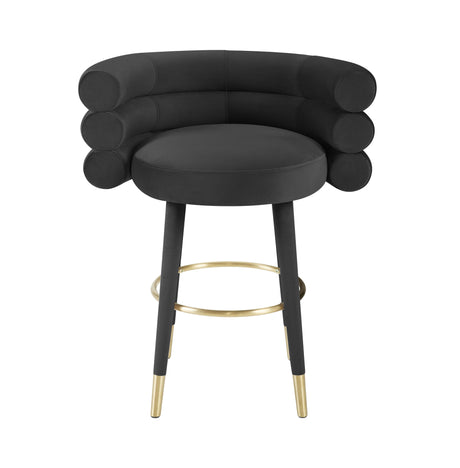 Betty Velvet Stool by TOV Furniture at Eve Furniture