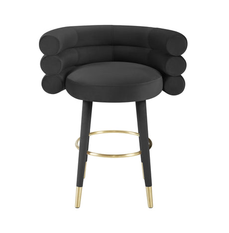Betty Velvet Stool by TOV Furniture at Eve Furniture