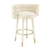 Betty Velvet Stool by TOV Furniture at Eve Furniture