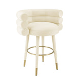 Betty Velvet Stool by TOV Furniture at Eve Furniture