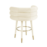 Betty Velvet Stool by TOV Furniture at Eve Furniture