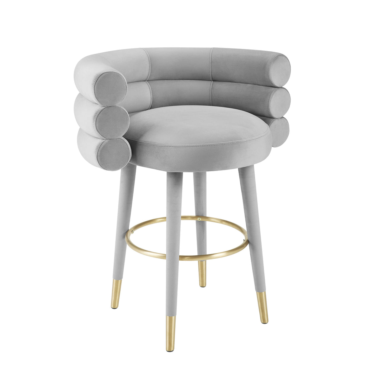 Betty Velvet Stool by TOV Furniture at Eve Furniture