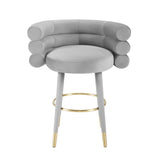 Betty Velvet Stool by TOV Furniture at Eve Furniture
