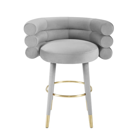 Betty Velvet Stool by TOV Furniture at Eve Furniture