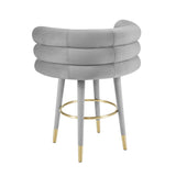 Betty Velvet Stool by TOV Furniture at Eve Furniture