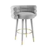 Betty Velvet Stool by TOV Furniture at Eve Furniture