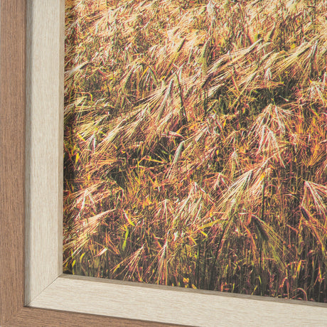 Between The Fields by Matt Roseveare a Hand Embellished Textured Framed Photo Art Print Matted under by Mercana at Eve Furniture