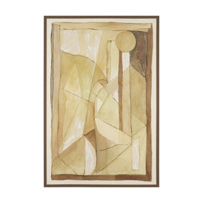 Between Tones II by Mercana Studio Hand-Embellished Textured Framed Canvas Artwork by Mercana at Eve Furniture