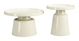 Beurre Ivory Coffee Table Set (2-Piece) by Zuomod at Eve Furniture
