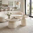 Beurre Ivory Coffee Table Set (2-Piece) by Zuomod at Eve Furniture