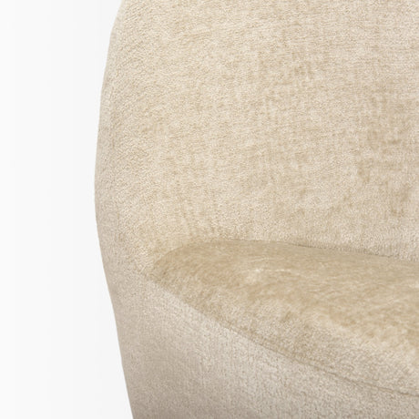 Beverly Beige Chenille Accent Chair by Mercana at Eve Furniture