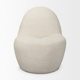 Beverly Cream Boucle Accent Chair by Mercana at Eve Furniture