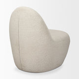 Beverly Cream Boucle Accent Chair by Mercana at Eve Furniture