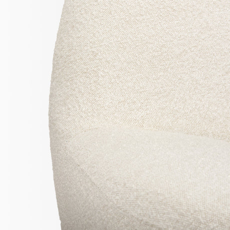 Beverly Cream Boucle Accent Chair by Mercana at Eve Furniture