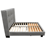 Beverly Grey Queen Bed by Diamond Sofa at Eve Furniture
