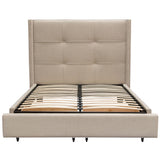 Beverly Sand Queen Bed by Diamond Sofa at Eve Furniture