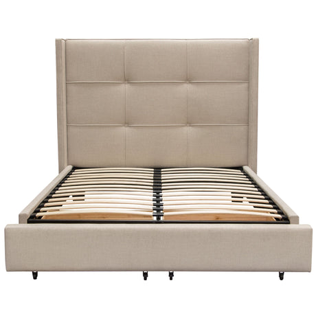 Beverly Sand Queen Bed by Diamond Sofa at Eve Furniture
