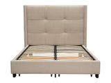 Beverly Sand Queen Bed by Diamond Sofa at Eve Furniture