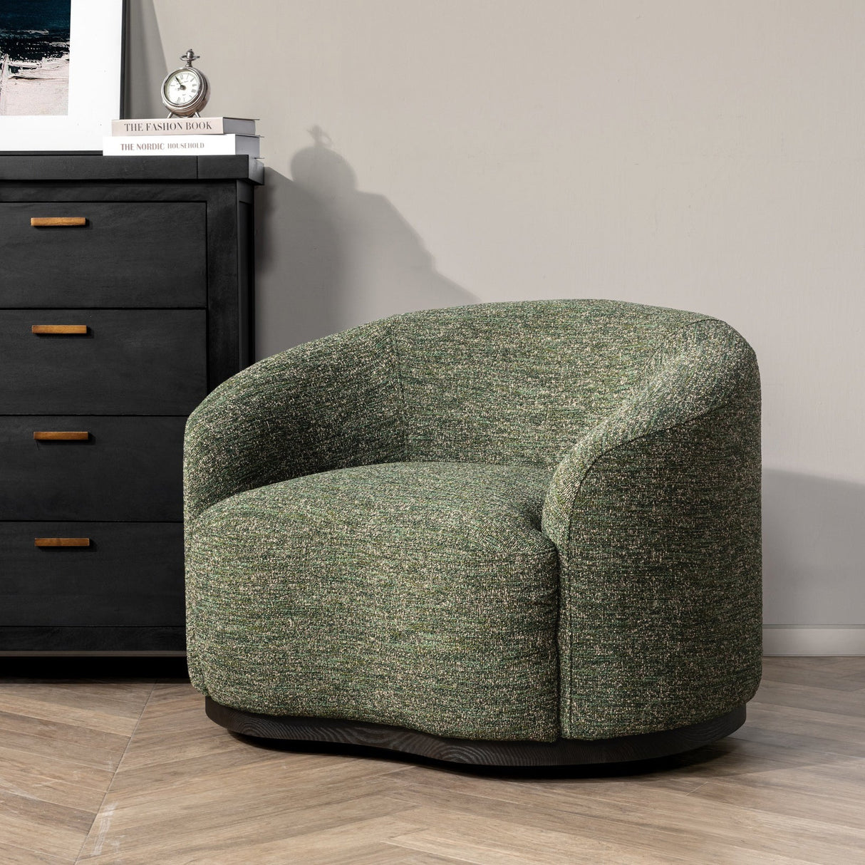 Beverly Swivel Chair - Antique Green by Classic Home at Eve Furniture
