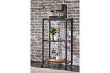 Bevinfield Brown/Black Bar Cart by Ashley at Eve Furniture