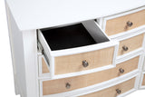 Bexhill White 10-drawer Dresser and Mirror by Coaster at Eve Furniture
