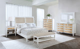 Bexhill White 10-drawer Dresser and Mirror by Coaster at Eve Furniture