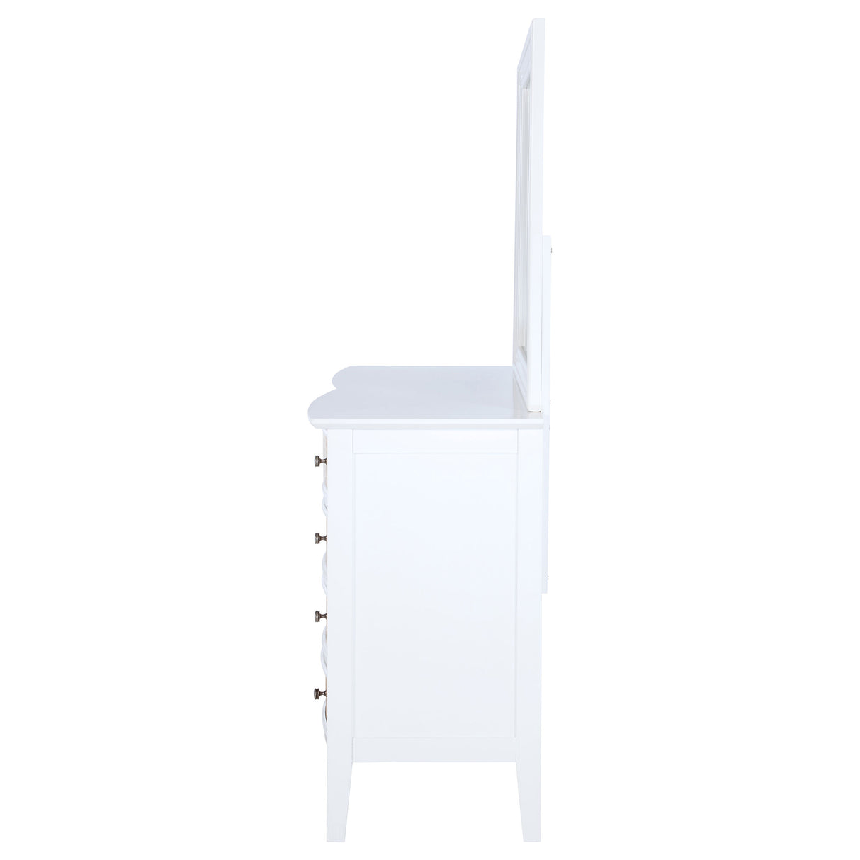 Bexhill White 10-drawer Dresser and Mirror by Coaster at Eve Furniture