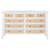 Bexhill White 10-Drawer Dresser by Coaster at Eve Furniture