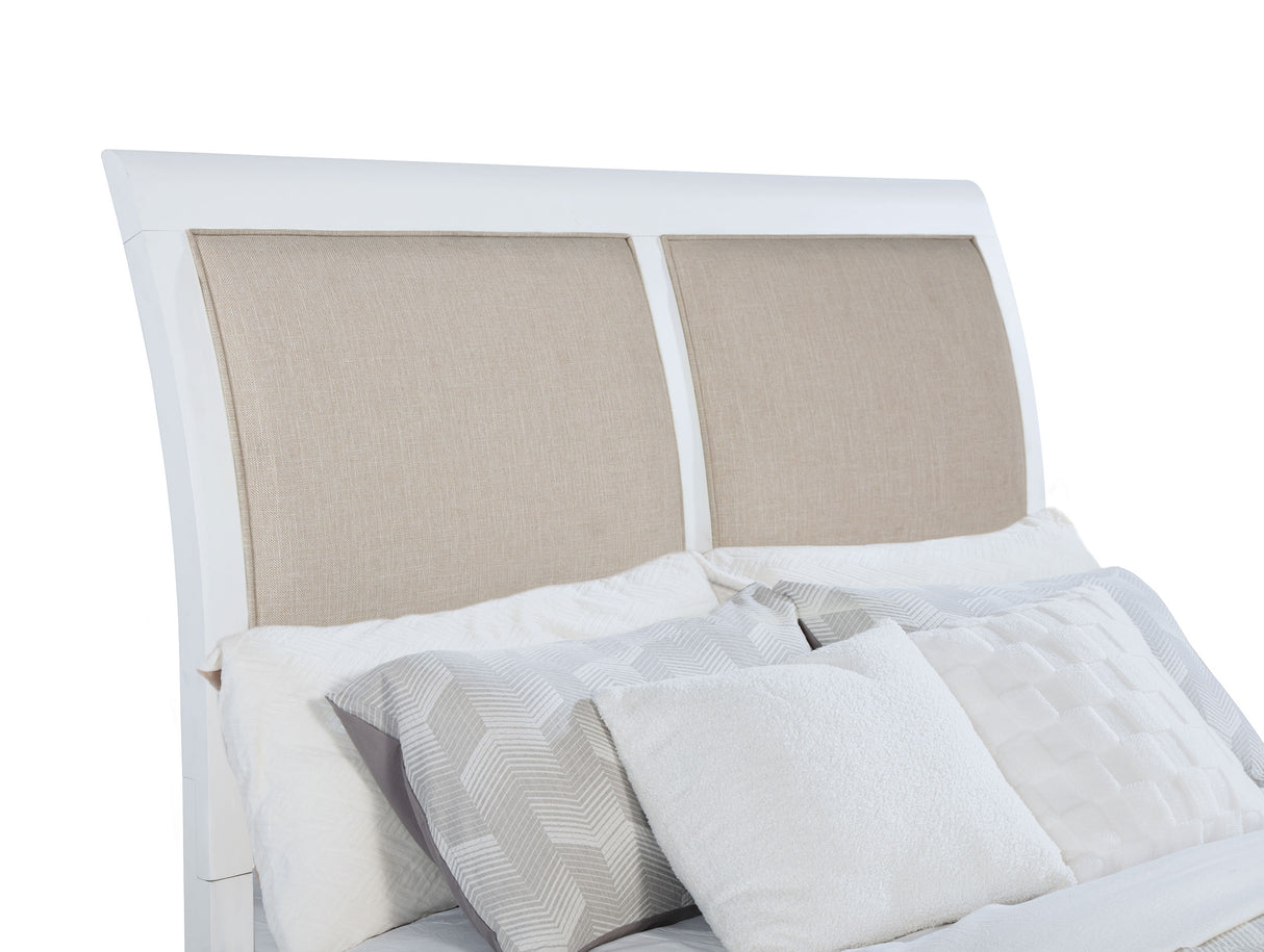 Bexhill White 4-Piece Eastern King Bedroom Set by Coaster at Eve Furniture
