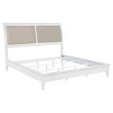 Bexhill White 4-Piece Eastern King Bedroom Set by Coaster at Eve Furniture