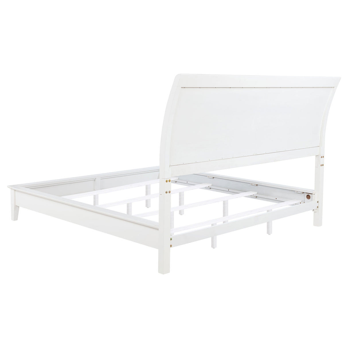 Bexhill White 4-Piece Eastern King Bedroom Set by Coaster at Eve Furniture