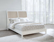Bexhill White 56-inch Upholstered Eastern King Panel Bed by Coaster at Eve Furniture