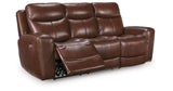 Bexhurst Mahogany Power Reclining Sofa