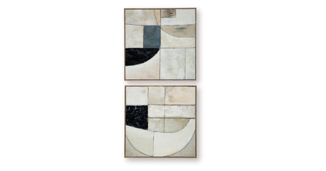 Bexlen Tan/Taupe/Black Wall Art (Set of 2) by Ashley at Eve Furniture