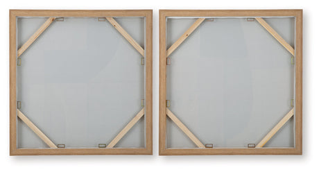 Bexlen Tan/Taupe/Black Wall Art (Set of 2) by Ashley at Eve Furniture