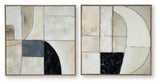 Bexlen Tan/Taupe/Black Wall Art (Set of 2) by ASHLEY FURNITURE at Eve Furniture